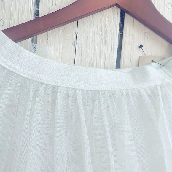 BAILEY44 Anthologie  Cream and Blue Ombré  MIDI Tulle Skirt. NWT - Picture 4 of 5